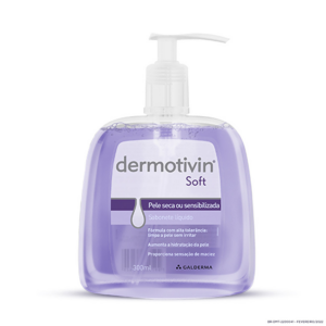 DERMOTIVIN SOFT SABONETE LIQUIDO 300ML
