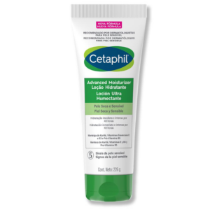 CETAPHIL ADVANCED MOISTURIZER LOCAO HIDRATANTE PELE SECA E SENSIVEL COM 226G