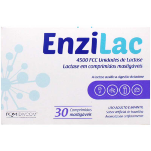 ENZILAC 4500UI 30 COMPRIMIDOS MASTIGAVEIS