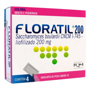 FLORATIL 200MG PEDIATRICO C/4 ENVELOPES