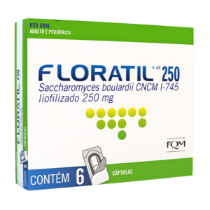 PROBIOTICO FLORATIL AT 250MG COM 6 CAPSULAS
