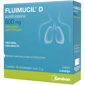 FLUIMUCIL 600MG C/16 ENVELOPE 5G