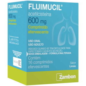 FLUIMUCIL 600MG C/16 COMPRIMIDOS EFERVESCENTE