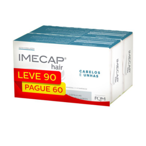 IMECAP HAIR KIT LEVE 90 PAGUE 60 CAPSULAS