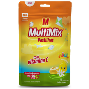 MULTIMIX PASTILHAS INFANTIL LIMÃO-MENTA