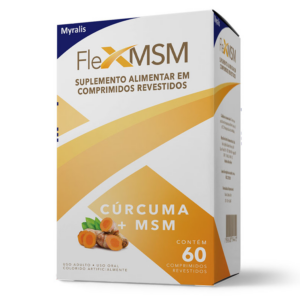 SUPLEMENTO ALIMENTAR FLEX MSM C/60 COMPRIMIDOS REVESTIDOS