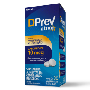 VITAMINA D 10MCG DPREV ATIVE C/30 COMPRIMIDOS
