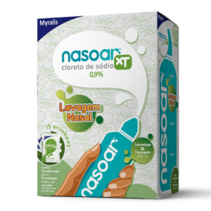 NASOAR XT 5% COM 15 ENVELOPES + LAVADOR NASAL 240ML