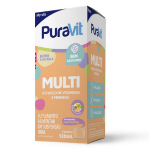 PURAVIT MULTI FRUTAS SOLUÇAO ORAL 120ML
