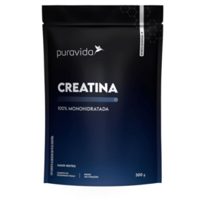 SUPLEMENTO ALIMENTAR CREATINA PURAVIDA MONOHIDRATADA NEUTRO POUCH EM PO 300G