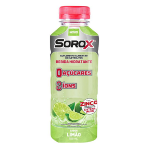 ISOTONICO LIMAO ZERO ACUCAR SOROX FRASCO 550ML