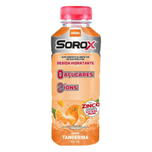 ISOTONICO TANGERINA ZERO ACUCAR SOROX FRASCO 550ML