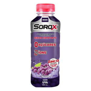 ISOTONICO UVA ZERO ACUCAR SOROX FRASCO 550ML