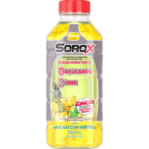 ISOTONICO SOROX ABACAXI COM HORTELA 550ML