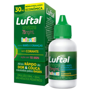 LUFTAL 75MG/ML INFANTIL CAIXA 30ML EMULSAO GOTAS EMBALAGEM ECONOMICA