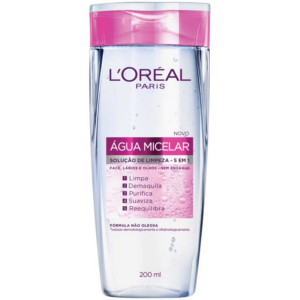 AGUA MICELAR SOLUCAO DE LIMPEZA 5 EM 1 LOREAL PARIS 200ML