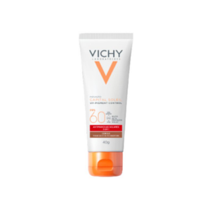 PROTETOR SOLAR FACIAL VICHY CAPITAL SOLEIL UV-PIGMENT CONTROL FPS60 COR 5.0 40G