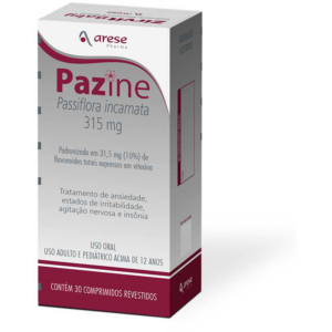 PAZINE 315MG C/30 COMPRIMIDOS REV