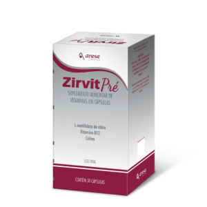 SUPLEMENTO ALIMENTAR POLIVITAMINICO ZIRVIT PRE PARA GESTANTES C/30 CAPSULAS