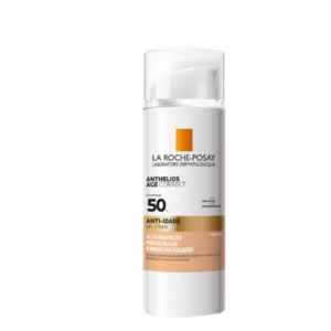 PROTETOR SOLAR GEL CREME ANTI IDADE ANTIOXIDANTE COM COR 2.0 FPS 50 LA ROCHE POSAY ANTHELIOS AGE CORRECT FRASCO 50G PUMP