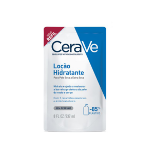 LOCAO HIDRATANTE SEM PERFUME CERAVE SACHE 237ML REFIL