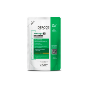 SHAMPOO ANTICASPA DERMATOLOGICO CABELOS SECOS VICHY DERCOS DS SACHE 200G REFIL