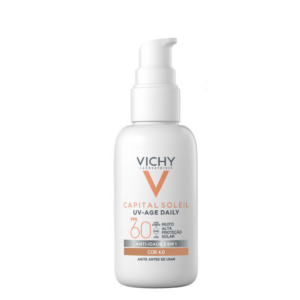 PROTETOR SOLAR VICHY CAPITAL SOLEIL ANTI-IDADE UV-AGE DAILY COR 4.0 F60 40G