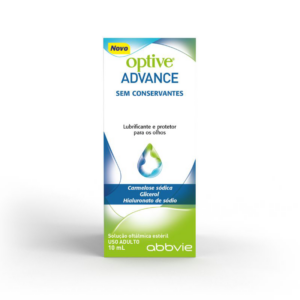 OPTIVE ADVANCE SOLUCAO OFTALMICA ESTERIL 10ML