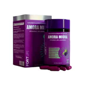 Amora Miúra Fortlife 500mg 60 Cápsulas