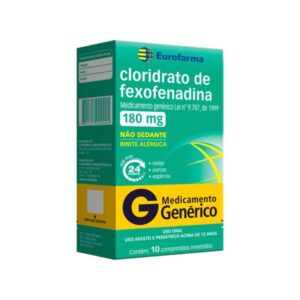 Fexofenadina 180mg c/10cp